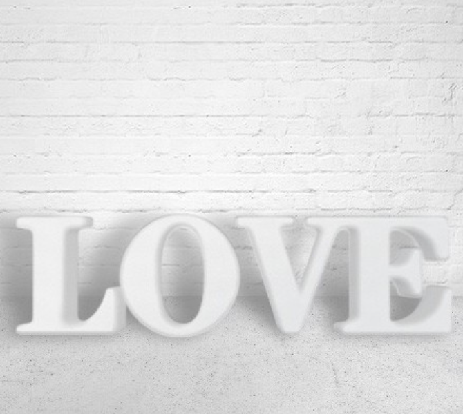 Lettres géantes LOVE