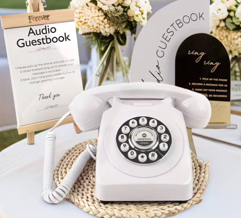 Livre d'Or Audio pour Mariage
